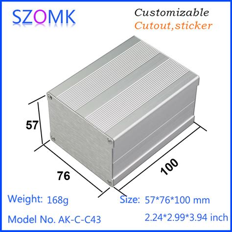 aluminium enclosure szomk|Szomk Aluminium Extruded Plain Enclosure.